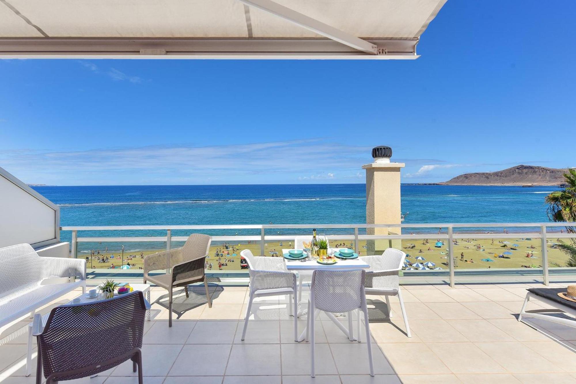 Apartment Over The Sea Las Canteras Mc ラスパルマス・デ・グランカナリア エクステリア 写真